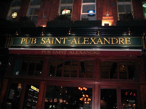 pub st alexandre quebec city|Menu .